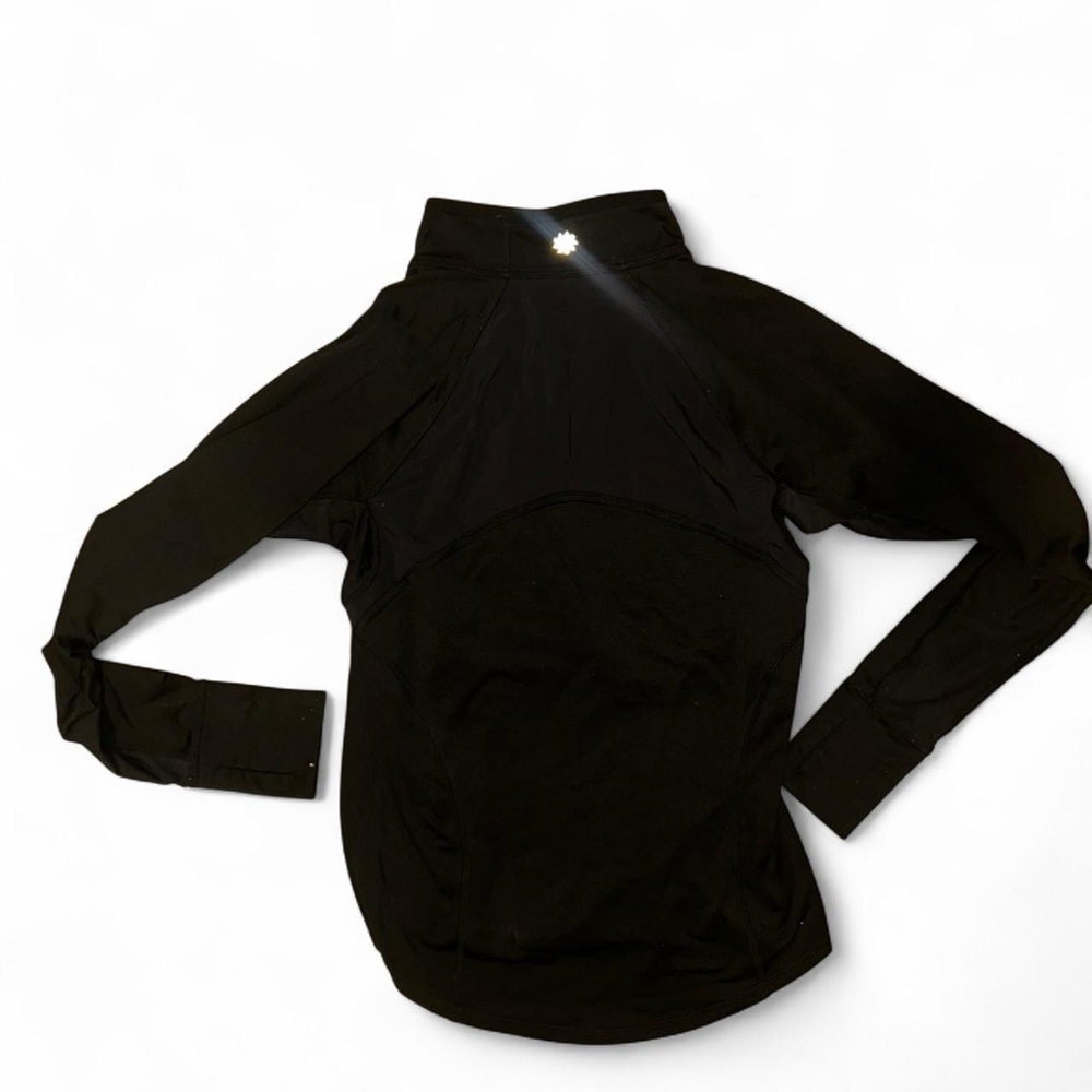 Athleta black long sleeve half-zip pullover jacket size medium - Picture 4 of 4